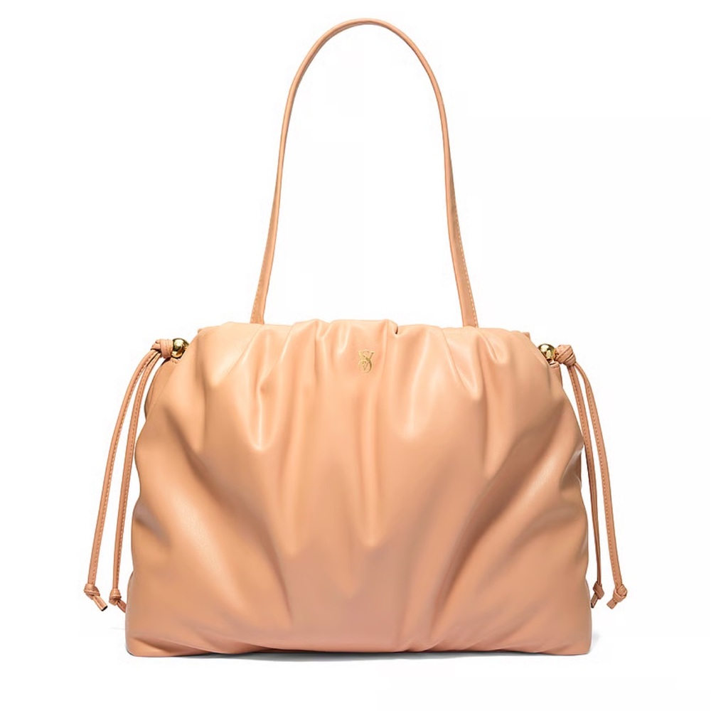 Victoria's Secret Tan Shoulder Tote Bag NWT
